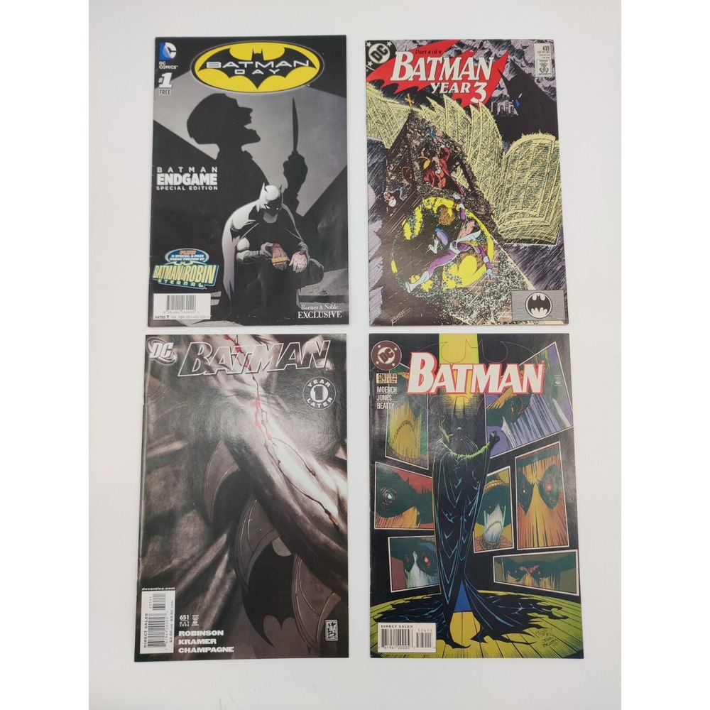 Batman Lot of 4 #439 524 651 Batman Day DC Comics